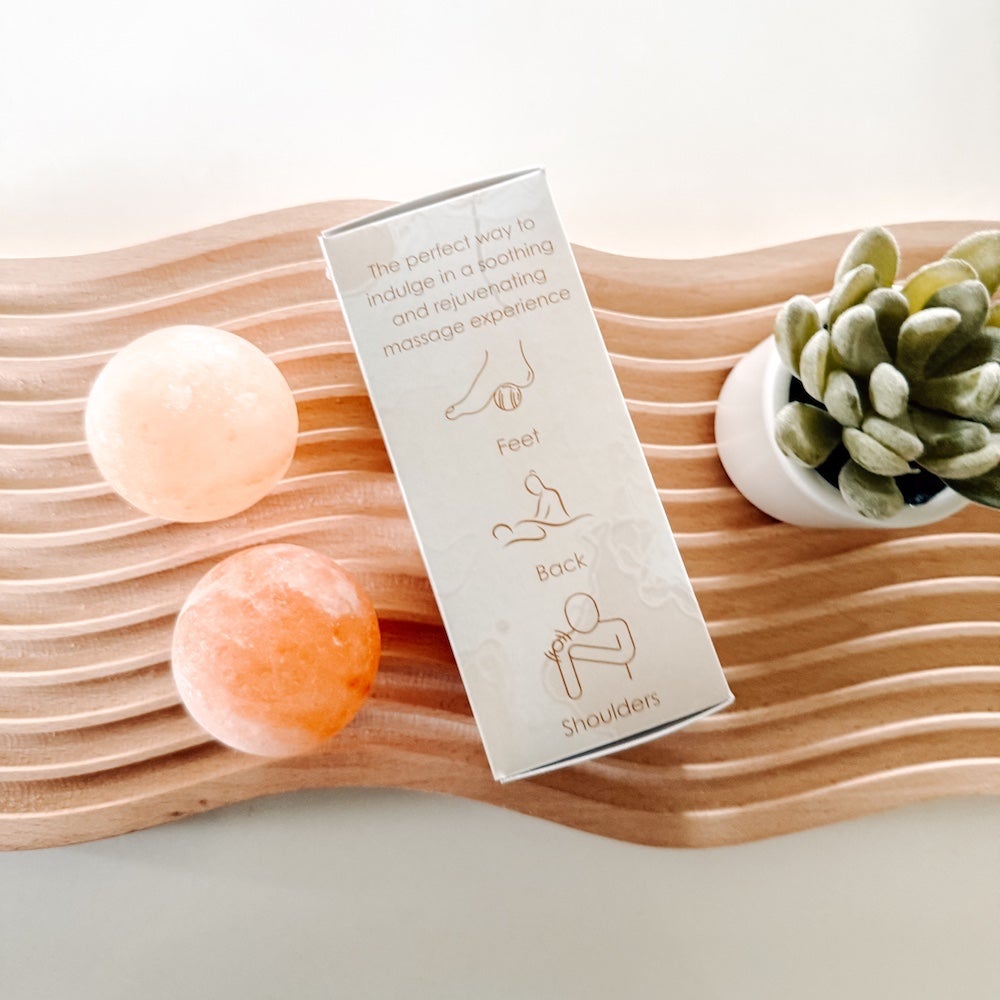 Himalayan Salt Massage Balls - 2 Pack