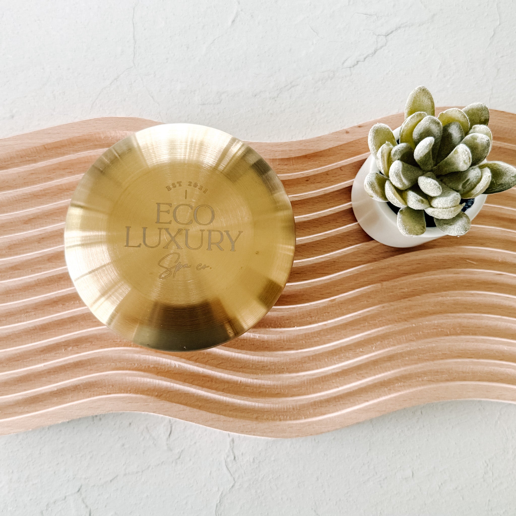 Luxe Scented Candle - 12oz Medium Stainless Steel Bowl